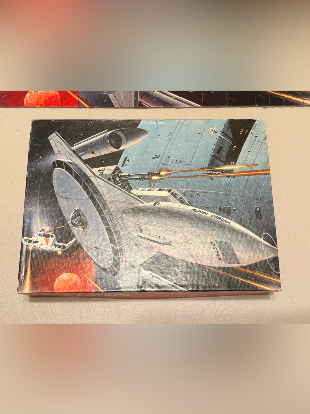 Vintage 1970 Springbok Alpha Corona Space Shuttle 100 Piece Puzzle